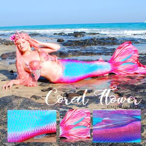 Mermaid Tail Coral Flower
