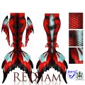 Mermaid tail Red Siam