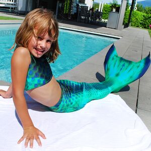 Mermaid tail Deep Sea XS