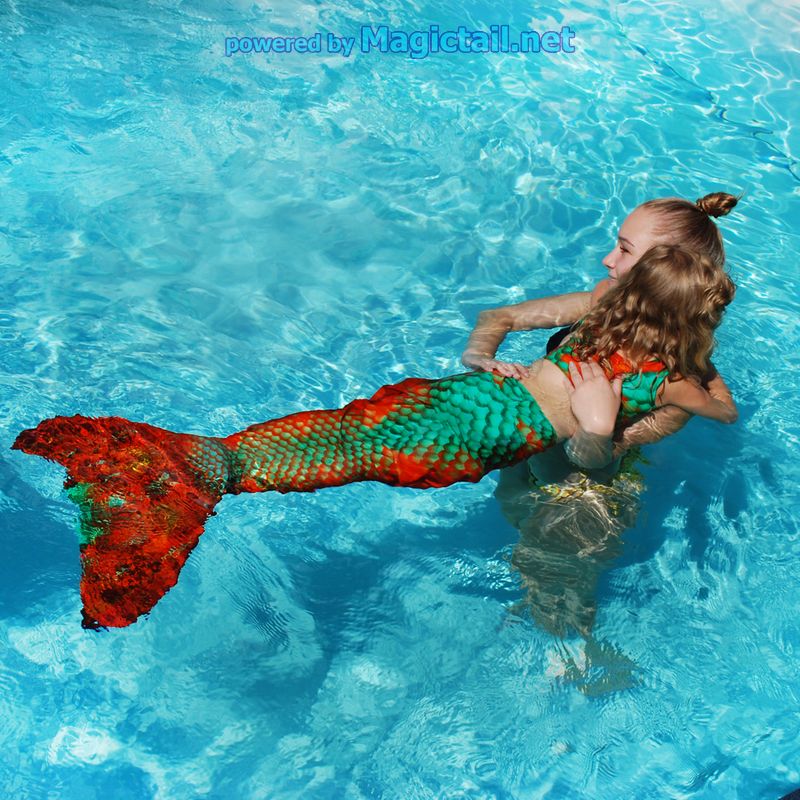Mermaid tail Copper Fish XS