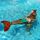 Mermaid tail Copper Fish XS