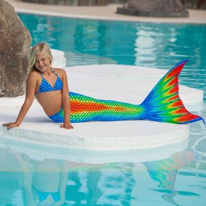 Mermaid tail Rainbow S without monofin