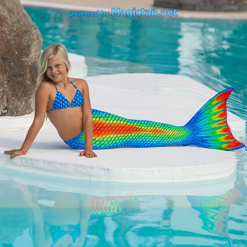 Mermaid costume Rainbow XS