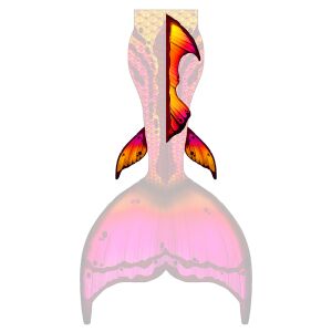 Nymphea L Rücken und Wadenflossen