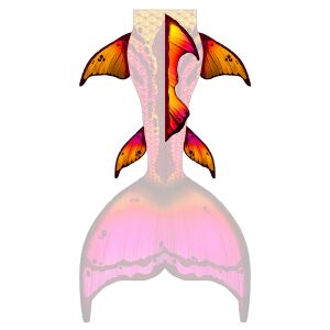 Nymphea XL Rücken, Hüft und Wadenflossen