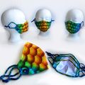 Scale mask yellow green blue S