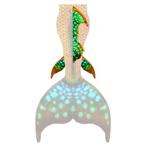 Tropical Glow M dorsal and lower fins