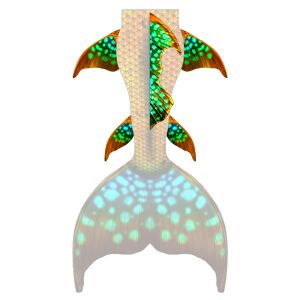 Tropical Glow XL Rücken, Hüft und Wadenflossen