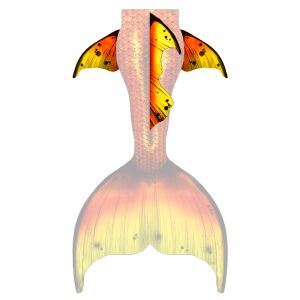 Gold Splash XL dorsal and hip fins