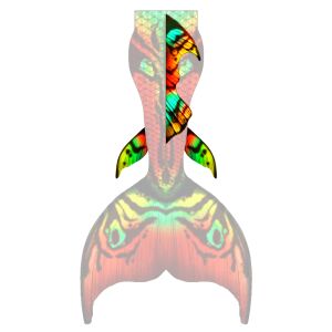 Jungle Flow L dorsal and lower fins