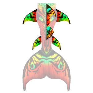 Jungle Flow L dorsal, hip and lower fins