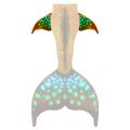 Mermaid tail Tropical Glow
