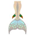 Mermaid tail Tropical Glow