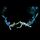 Mermaid tail Aurora Falls XL